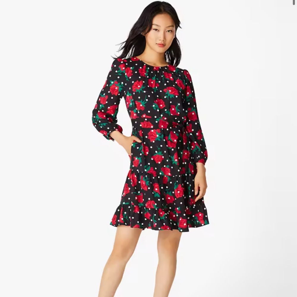 Kate Spade Rose Dot Toss Shift Dress